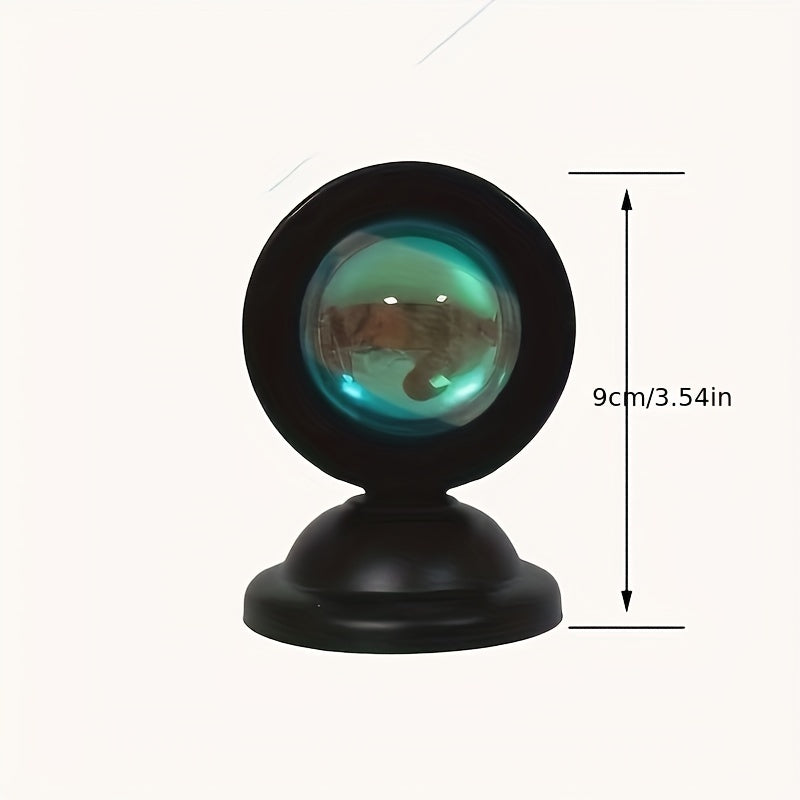 Sunset Projection Lamp β USB-Powered Ambient Light for a Cozy, Relaxing Ambience