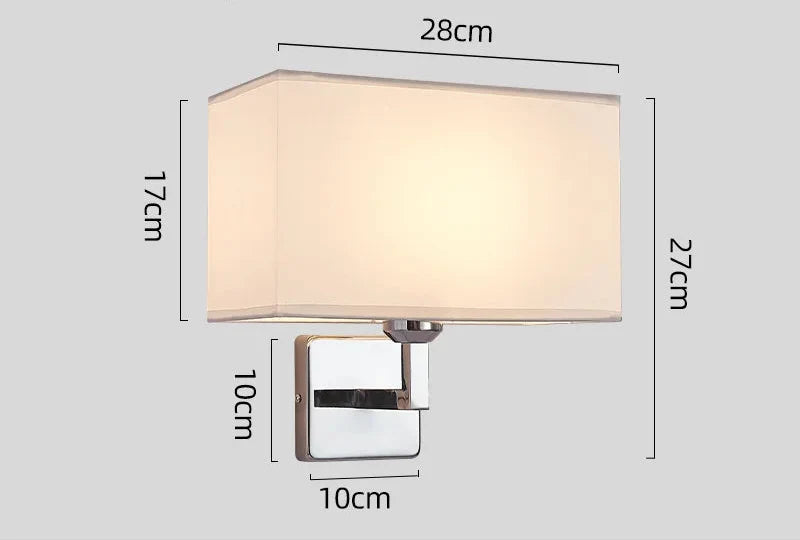Bedside Wall Sconce with Reading Light β E27 Socket Lamp