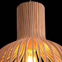 Artisan Wooden Pendant Light β Natural Scandinavian Design for a Warm, Minimal Glow