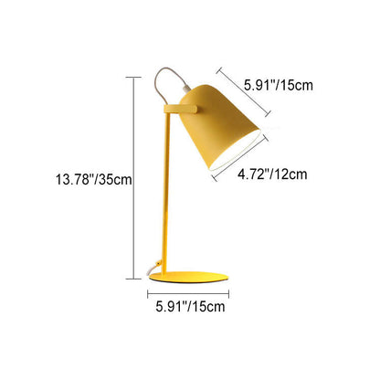 Nordic Metal LED Desk Lamp — Sleek Minimalist Light for Reading and Studying