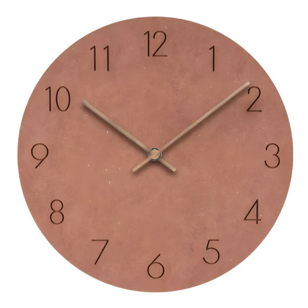 Nork Minimalist Wall Clock — Sleek Contemporary Wood Design
