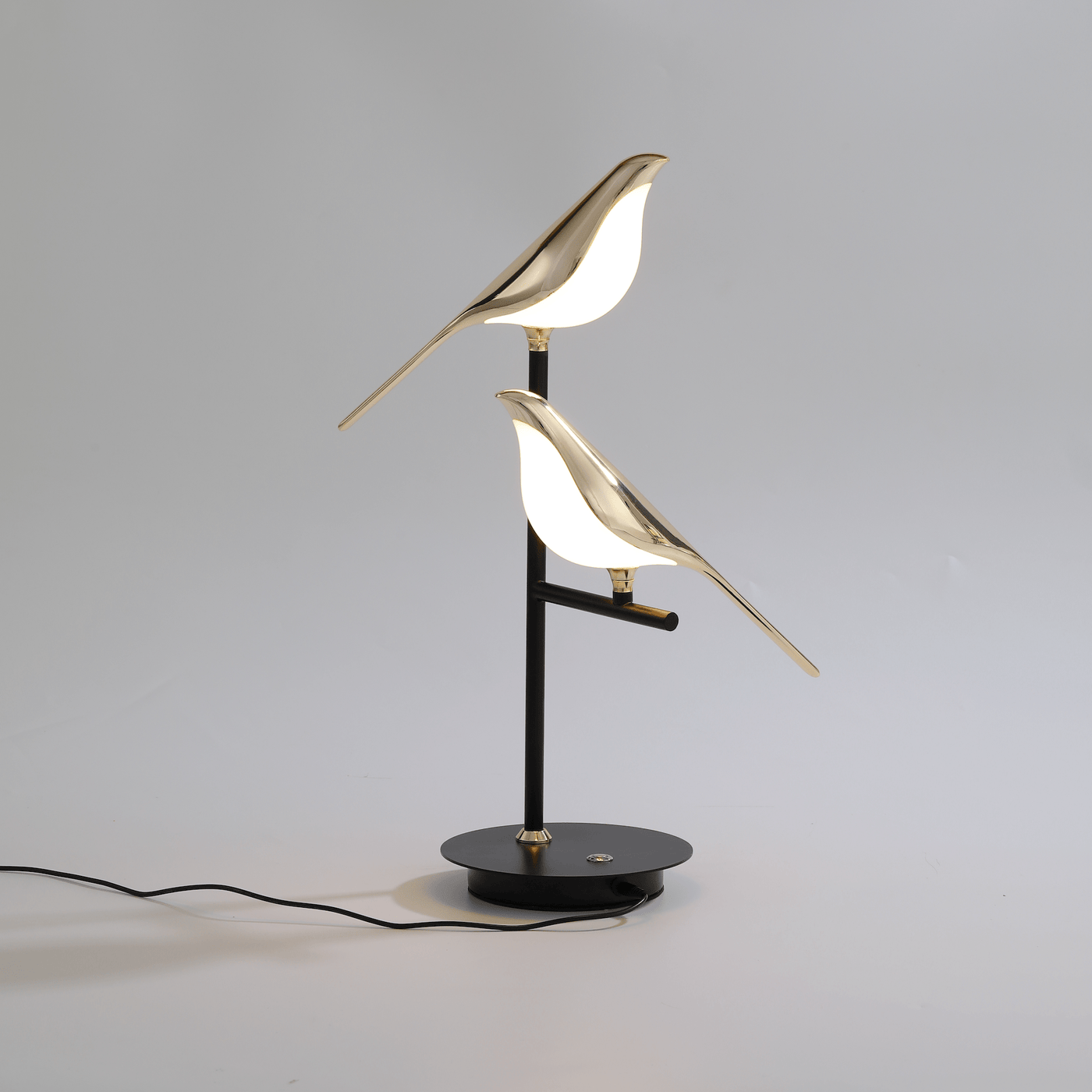 Golden Birdlight Wall Lamp — Modern Nordic LED Sconce with Warm Glow