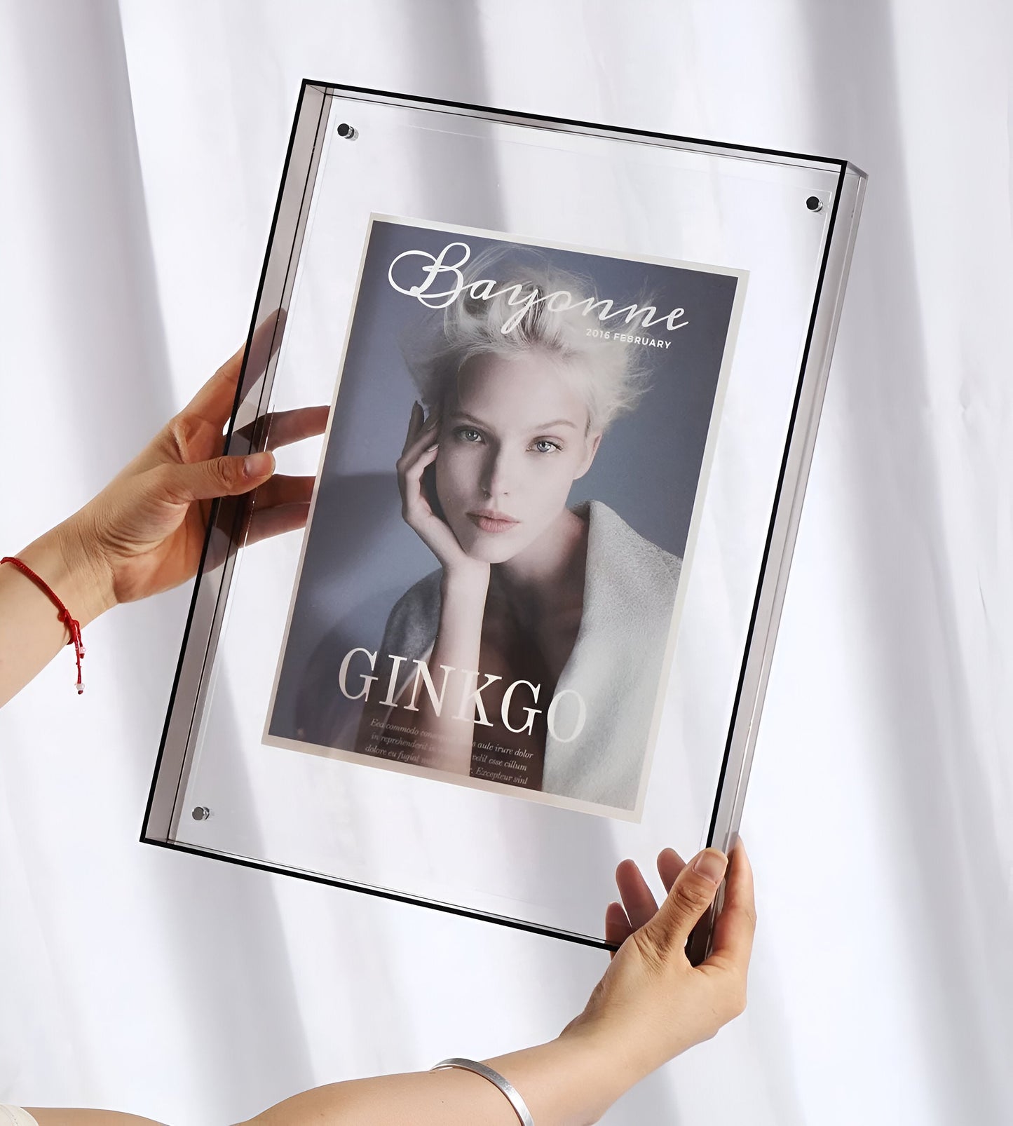 Sleek Acrylic Photo Frame for a Modern Minimalist Display