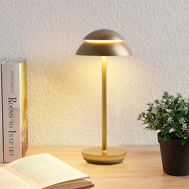 PowerLuxe Rechargeable Table Lamp — Sleek Modern Wireless Lighting for Any Space