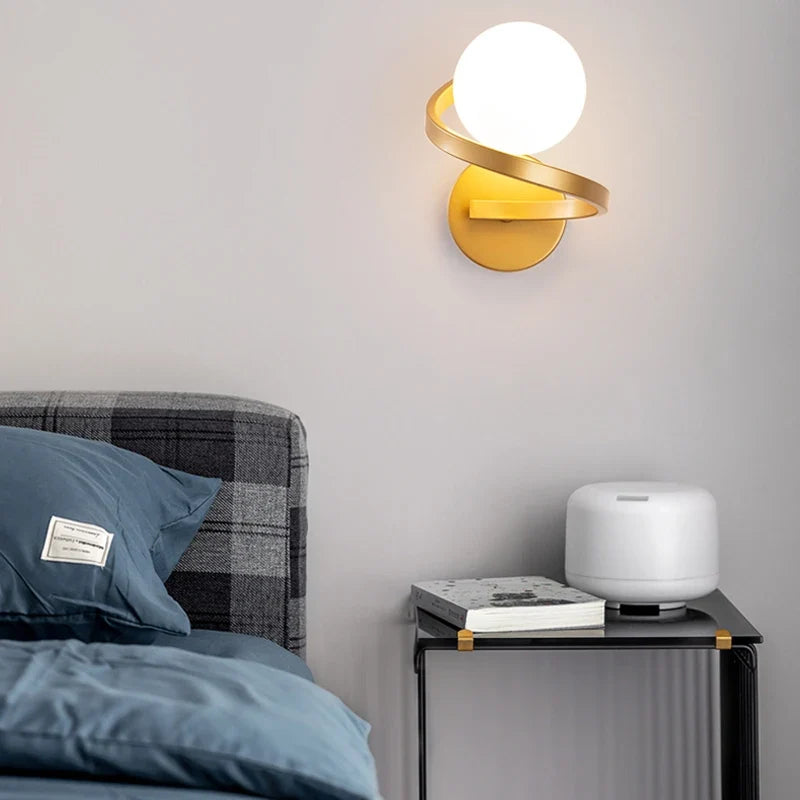 Astra Wall Light - Sleek Modern Dual-LED Globe Fixture