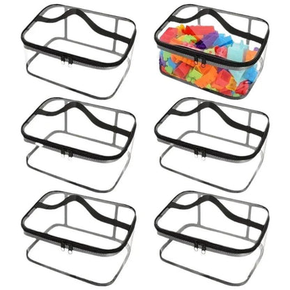 Clear Mesh Toy Storage Bag - Spacious Organizer for Toys, Puzzles & Building Blocks