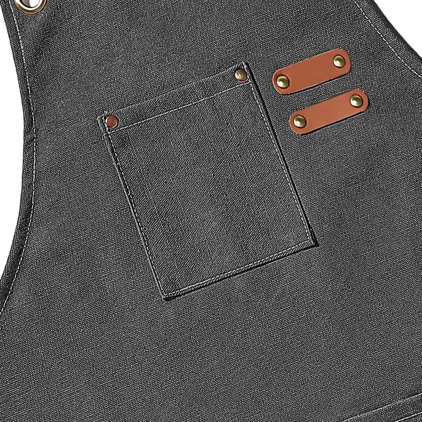 ProWear Canvas Kitchen Apron – Durable Unisex Chef & Workwear