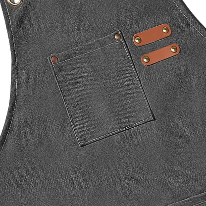 ProWear Canvas Kitchen Apron – Durable Unisex Chef & Workwear