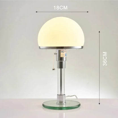 Wilhelm Bauhaus Table Lamp - Designer Nordic Glass Lighting