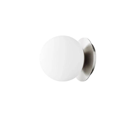 Nordic Globe Glass Wall Light – Modern Minimalist Illumination for Bathroom & Bedroom