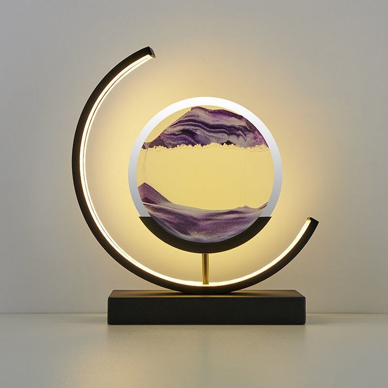 Sandlight Quicksand LED Table Lamp — Ultra-Sleek Desk Light with Ambient Glow
