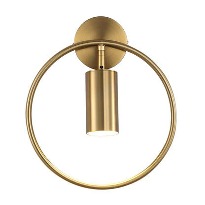 Halo Wall Light — Sleek Nordic Gold Minimalist Design