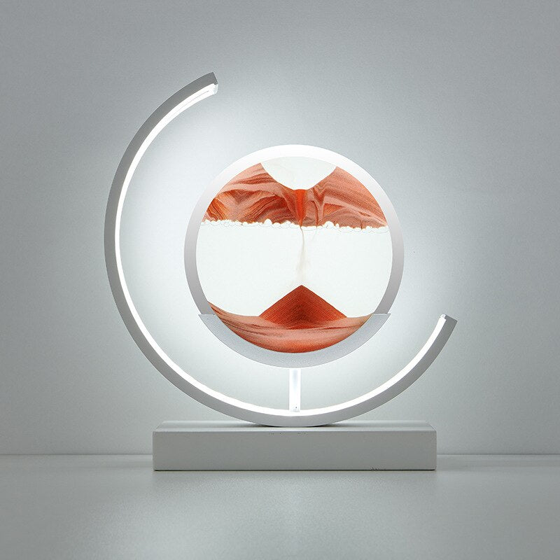 Sandlight Quicksand LED Table Lamp — Ultra-Sleek Desk Light with Ambient Glow