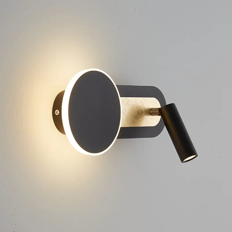 HaloBeam Wall Light | Nordic Modern Dual-LED Design for Sleek, Ambient Illumination
