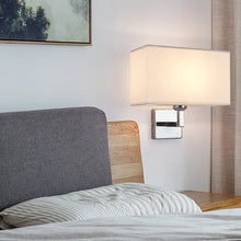 Bedside Wall Sconce with Reading Light — E27 Socket Lamp