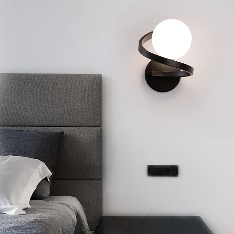 Astra Wall Light - Sleek Modern Dual-LED Globe Fixture