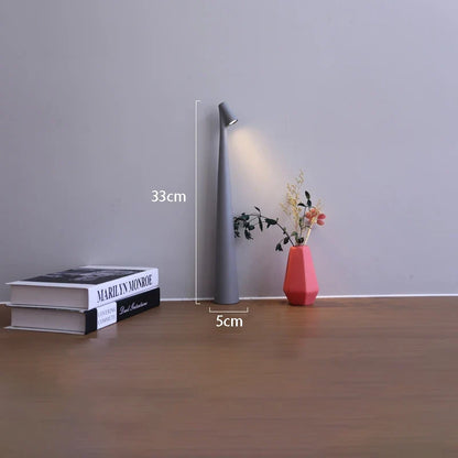 Glowora LED Table Lamp – Rechargeable, Touch-Dim, Adjustable Brightness