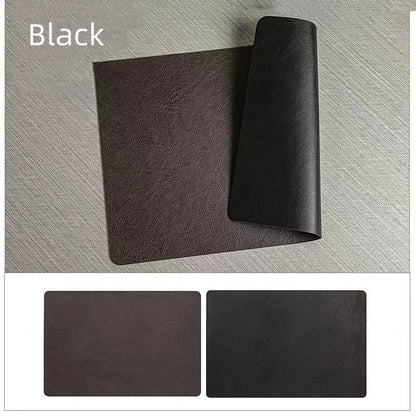 DuoMat Dual-Sided Faux Leather Placemats – Heat-Resistant, Waterproof & Easy-to-Clean