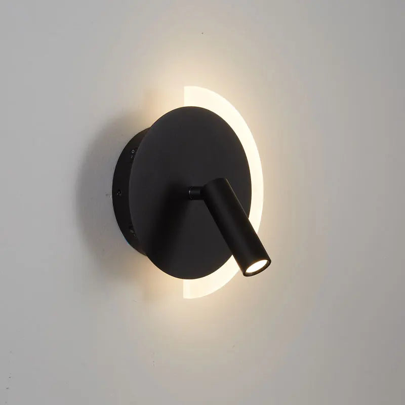LunaSpot Wall Light — Sleek LED Bedside Lamp with Modern Design
