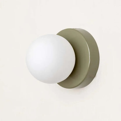 Macaron LED Wall Lamp - Elegant Modern Coloured Glass Sconce