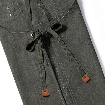 ProWear Canvas Kitchen Apron – Durable Unisex Chef & Workwear