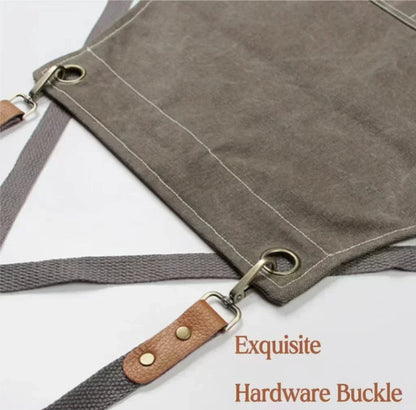 ProWear Canvas Kitchen Apron – Durable Unisex Chef & Workwear