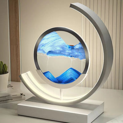 Sandlight Quicksand LED Table Lamp — Ultra-Sleek Desk Light with Ambient Glow
