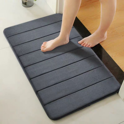 UltraSoft Absorbent Bath Mat with Non-Slip Grip & Quick-Dry Design