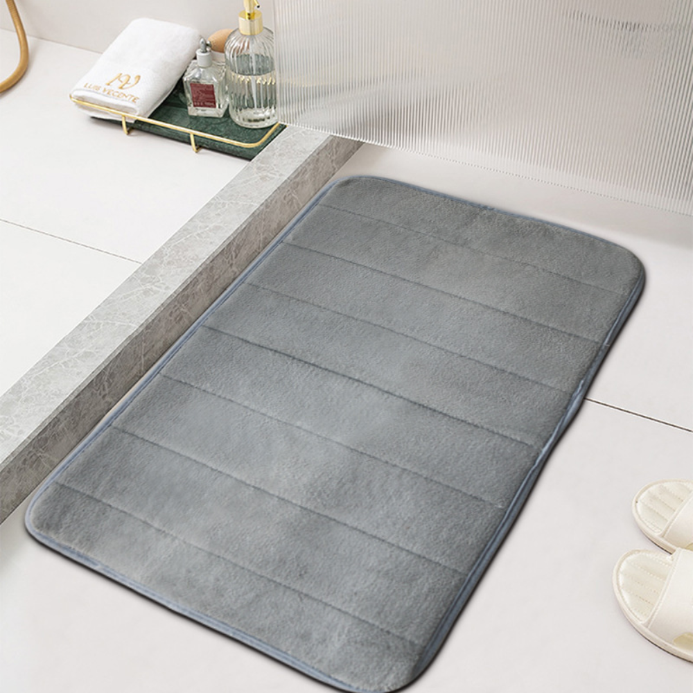 UltraSoft Absorbent Bath Mat with Non-Slip Grip & Quick-Dry Design