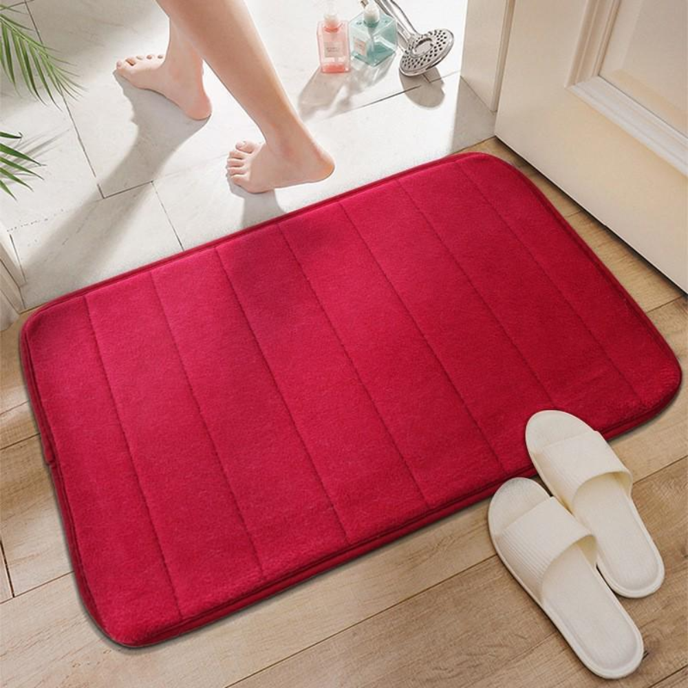 UltraSoft Absorbent Bath Mat with Non-Slip Grip & Quick-Dry Design