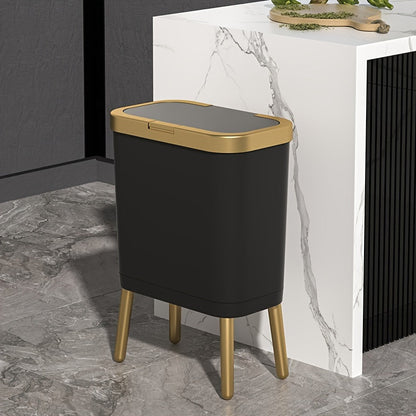 15L Modern Odour-Sealing Trash Can with Elevated Legs – Sleek Waste Bin for Kitchen, Living & Bathroom