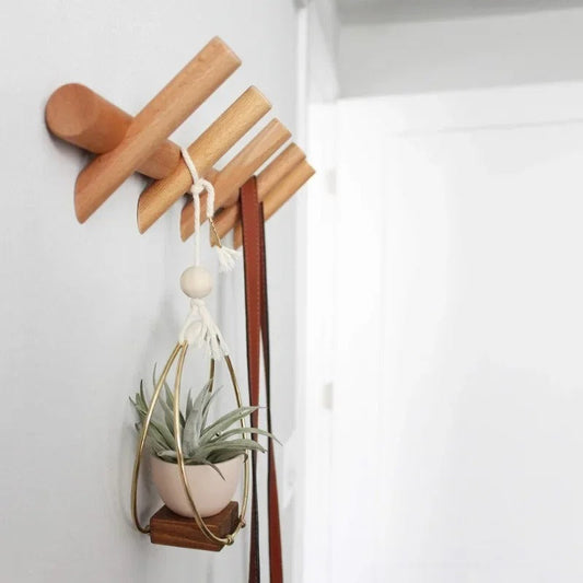 Maeve Wall Rack | Premium Solid Oak Organiser for Stylish Storage