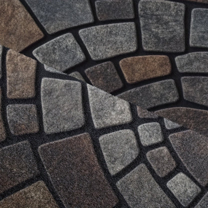 Elegant Half-Circle Mosaic Door Mat – Indoor & Outdoor Use