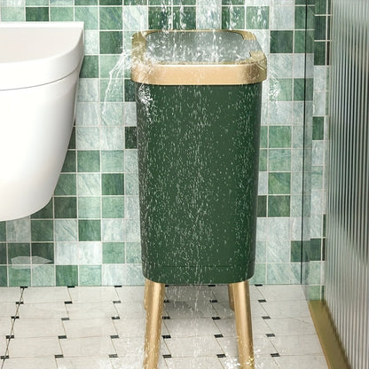 15L Modern Odour-Sealing Trash Can with Elevated Legs – Sleek Waste Bin for Kitchen, Living & Bathroom