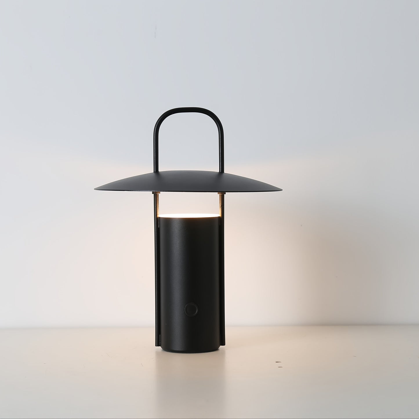 Wireless LED Touch Lamp - USB-Rechargeable Metal Table Light with Sleek Modern Design