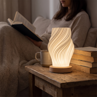 Chic Modern LED Swirl Table Lamp