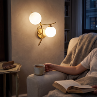 Lunara Nordic Dual-Globe LED Wall Light