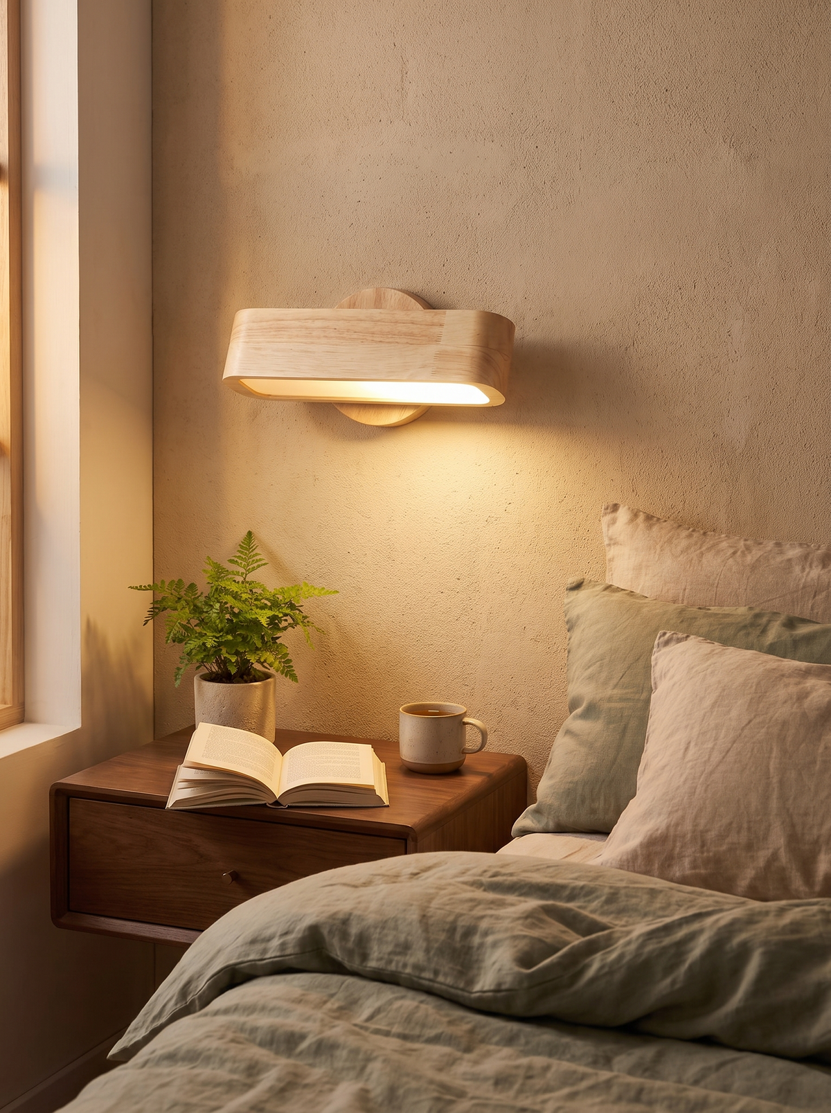 Rotating Wall Lamp turned to direct the light