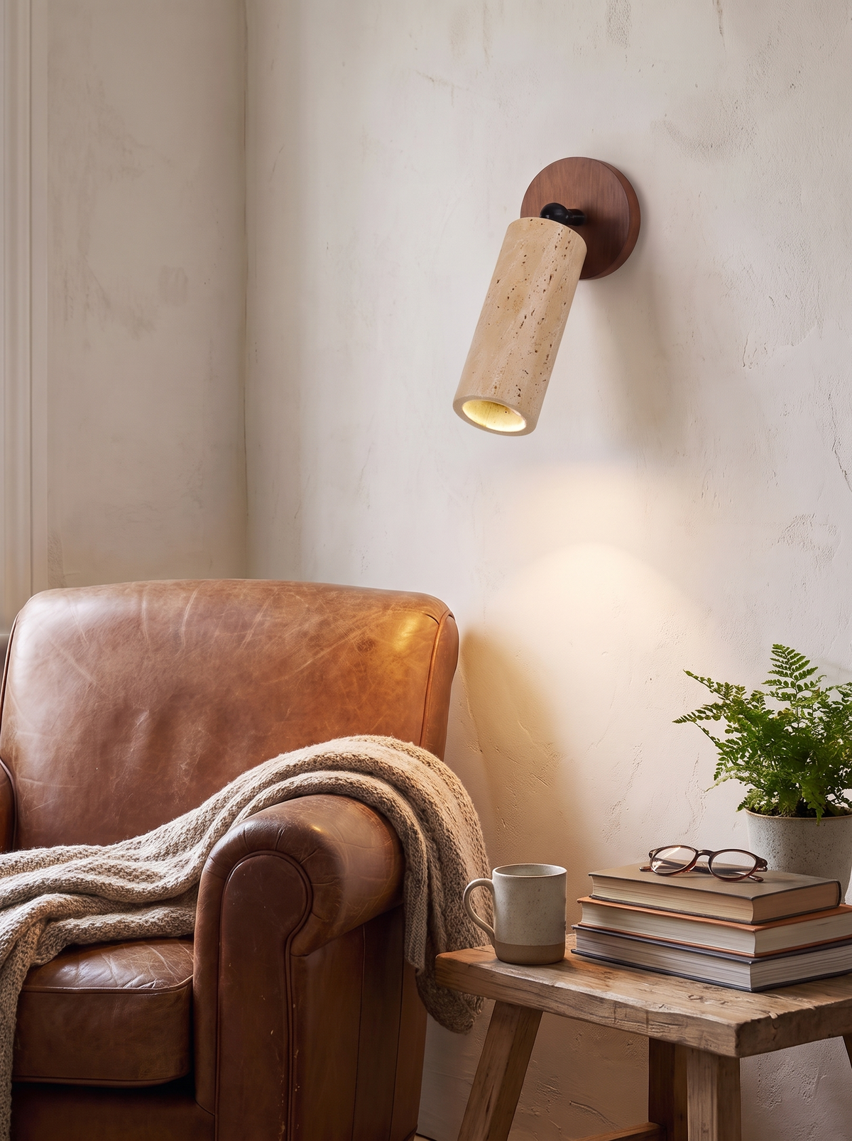 Huangdong Wall Lamp wabi sabi texture in a calm room