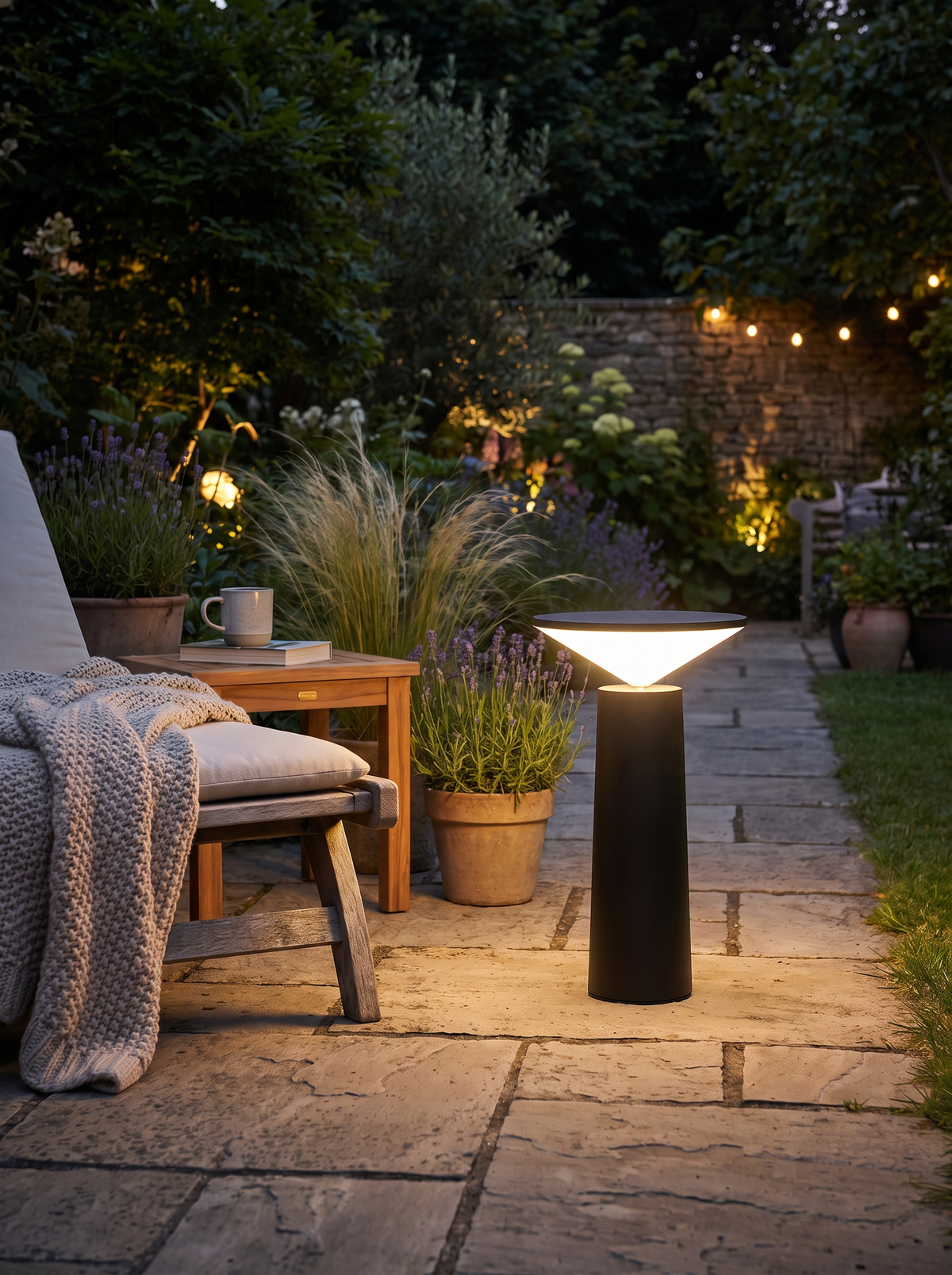 Aurora Libra Table Lamp balanced silhouette