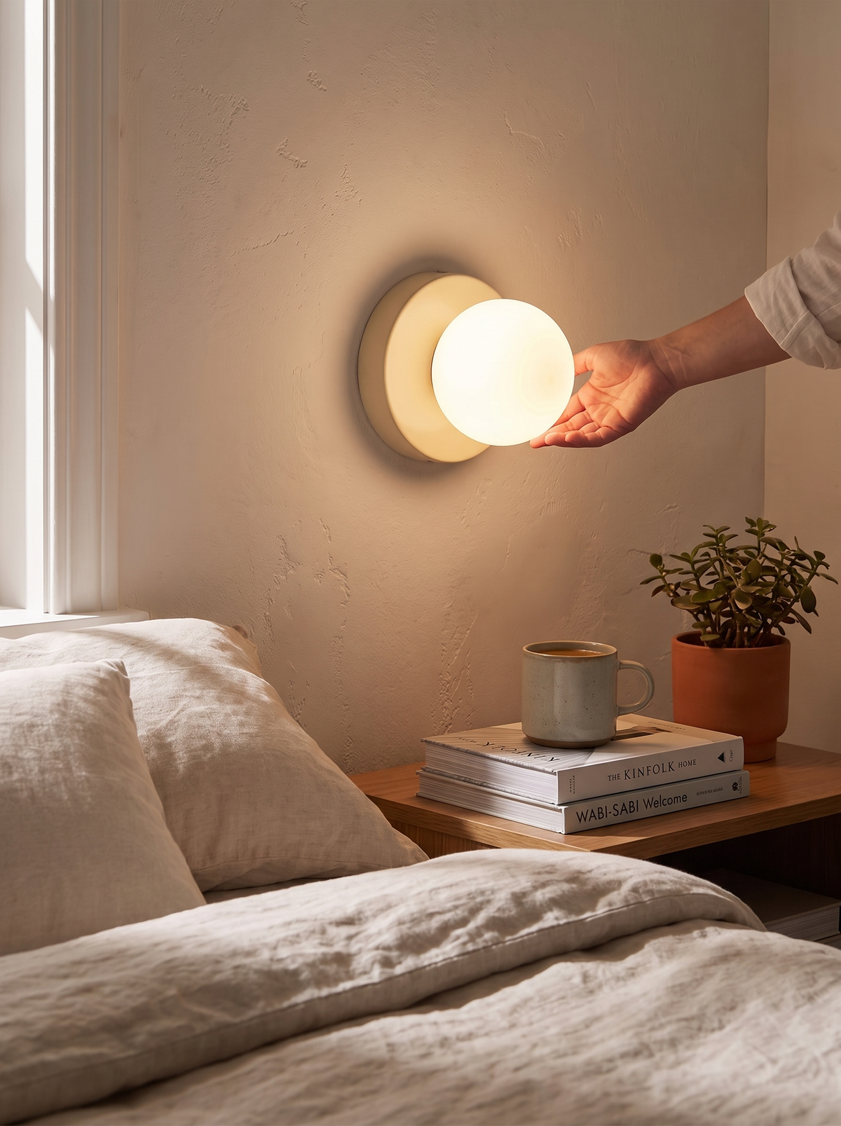 Macaron LED Wall Lamp playful styling in a room