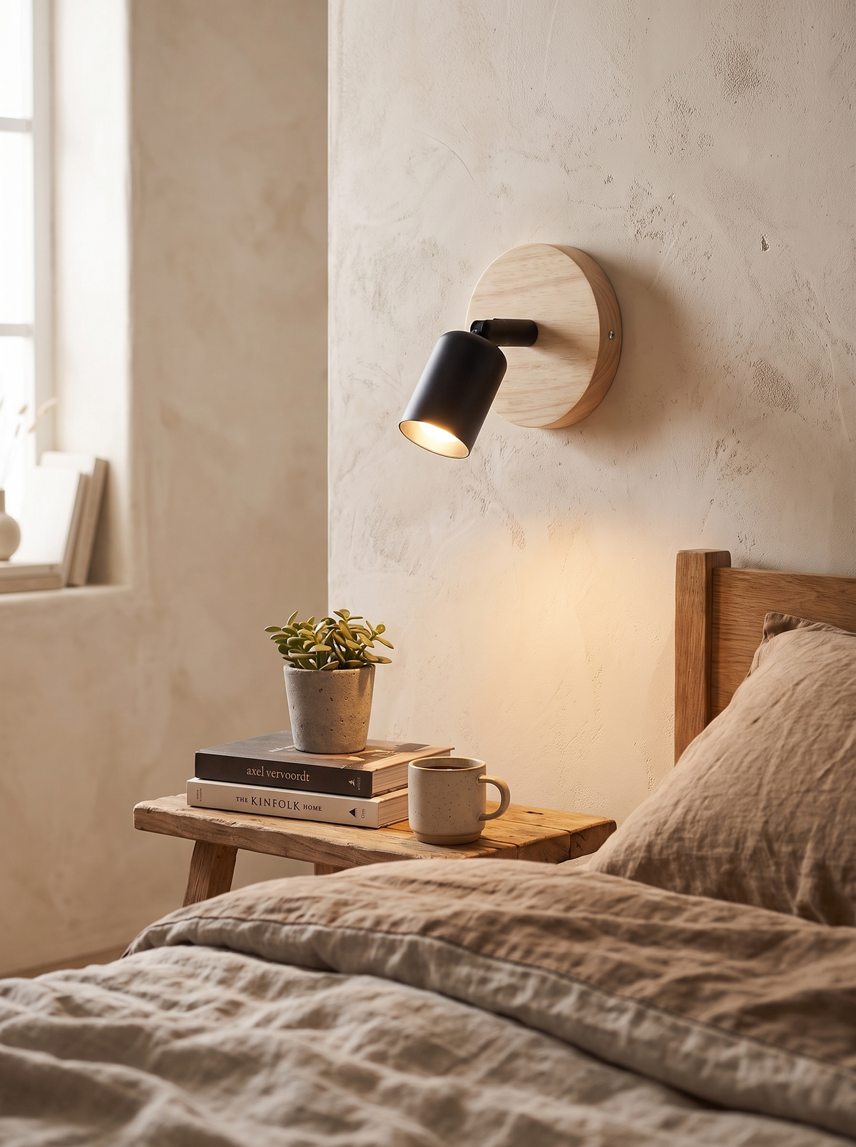 Vintage Style Wall Lamp adjusted to an angle