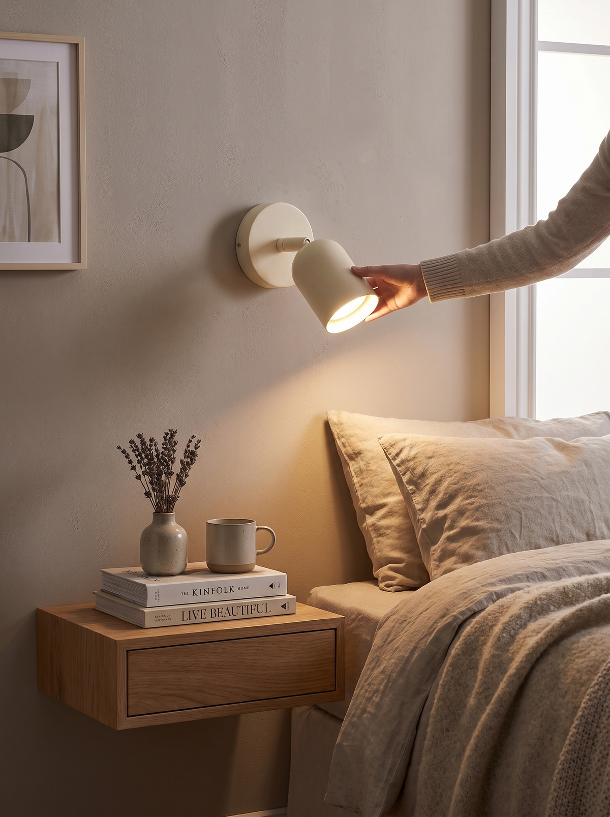 NordicLuxe Macaron Wall Light subtle colour