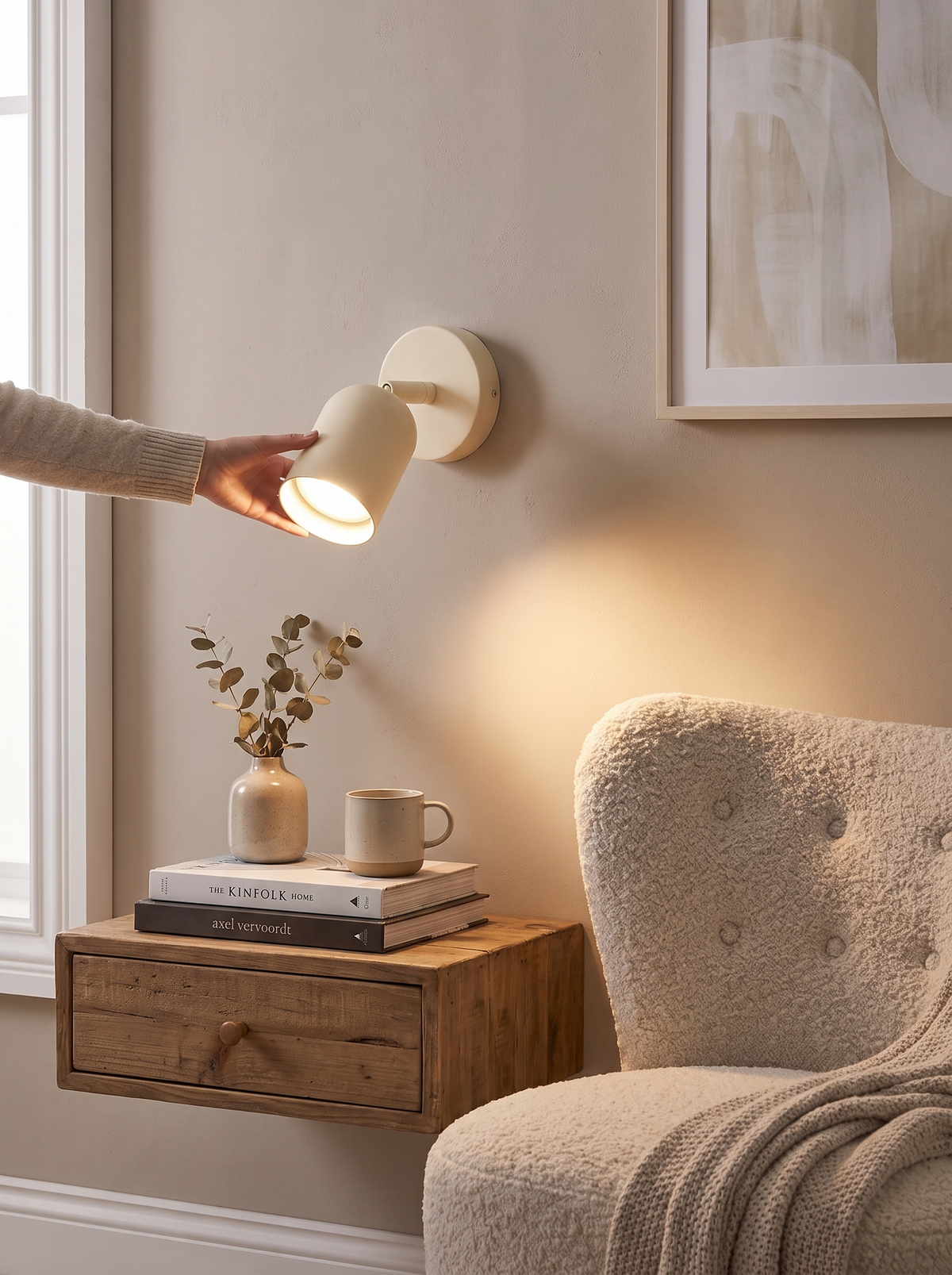 NordicLuxe Macaron Wall Light rounded Nordic form