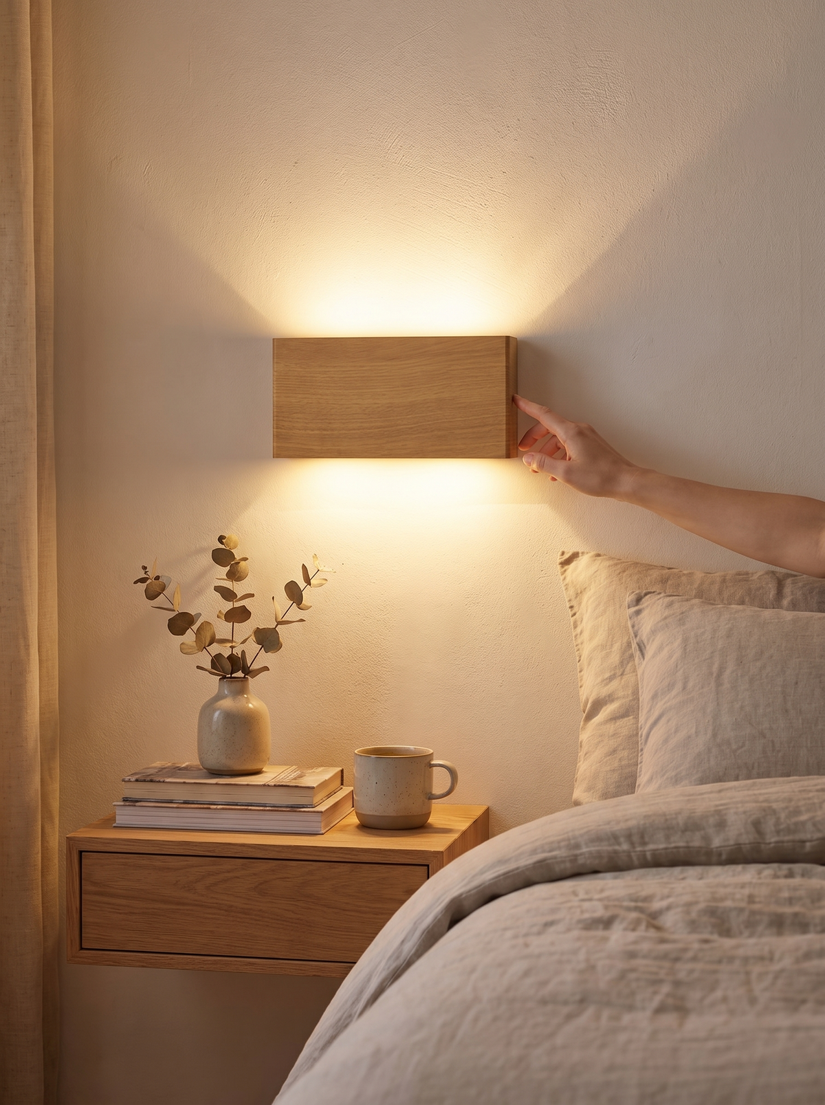 LumiBlock Wireless Wall Lamp moved to a new wall