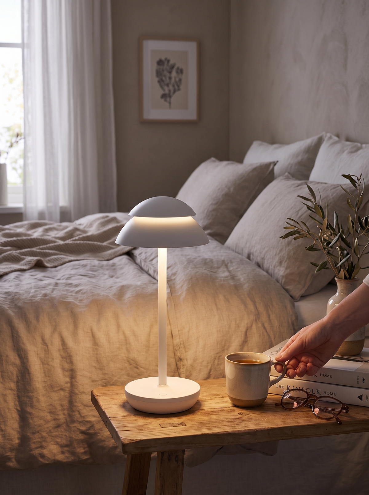 PowerLuxe Rechargeable Table Lamp with no cable