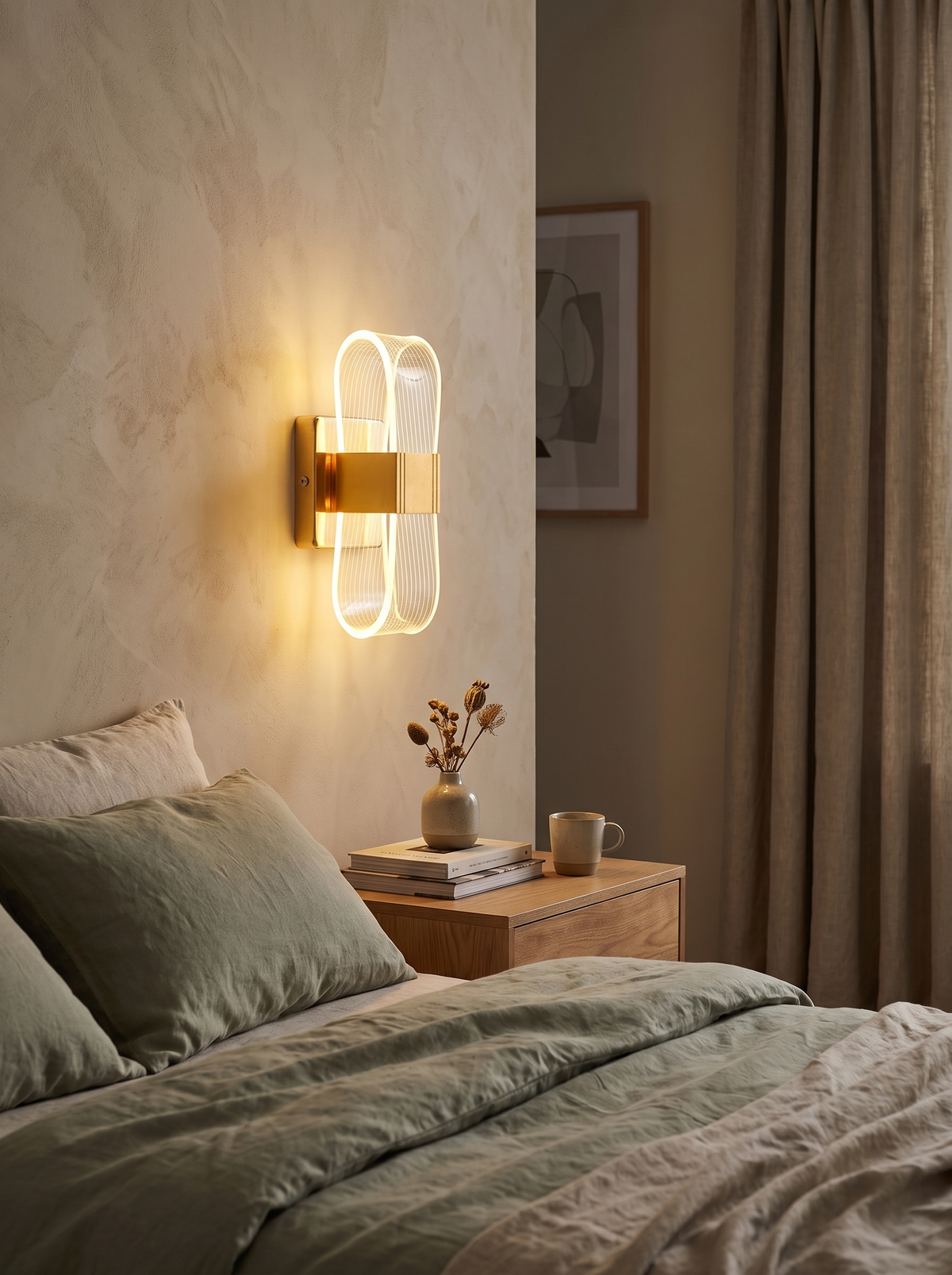 Nordic Luxury LED Wall Lamp understated luxury
