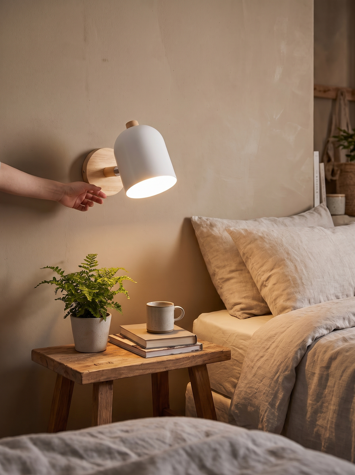 Drelis Wall Lamp minimal shape warm timber