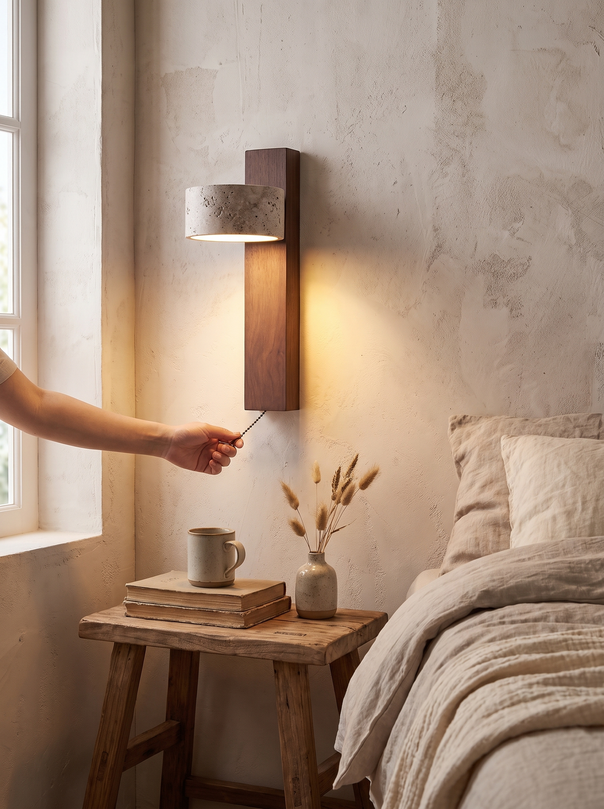 Eclat Wall Lamp French wabi sabi styling