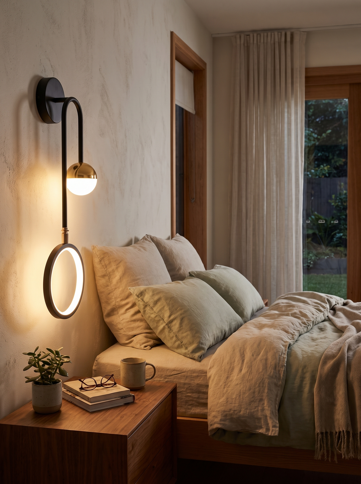 Orbis Wall Light even circle of LED light
